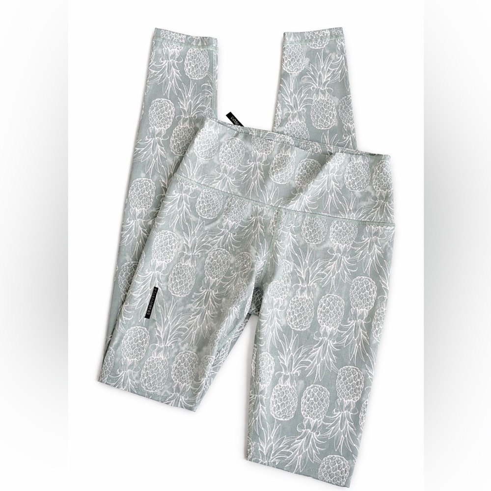 Love Fitness Pineapple Ankle Athletic Leggings